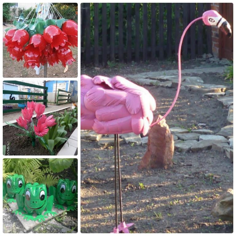 Садовые фигурки своими руками: фламинго - каталог статей на сайте - ДомСтрой