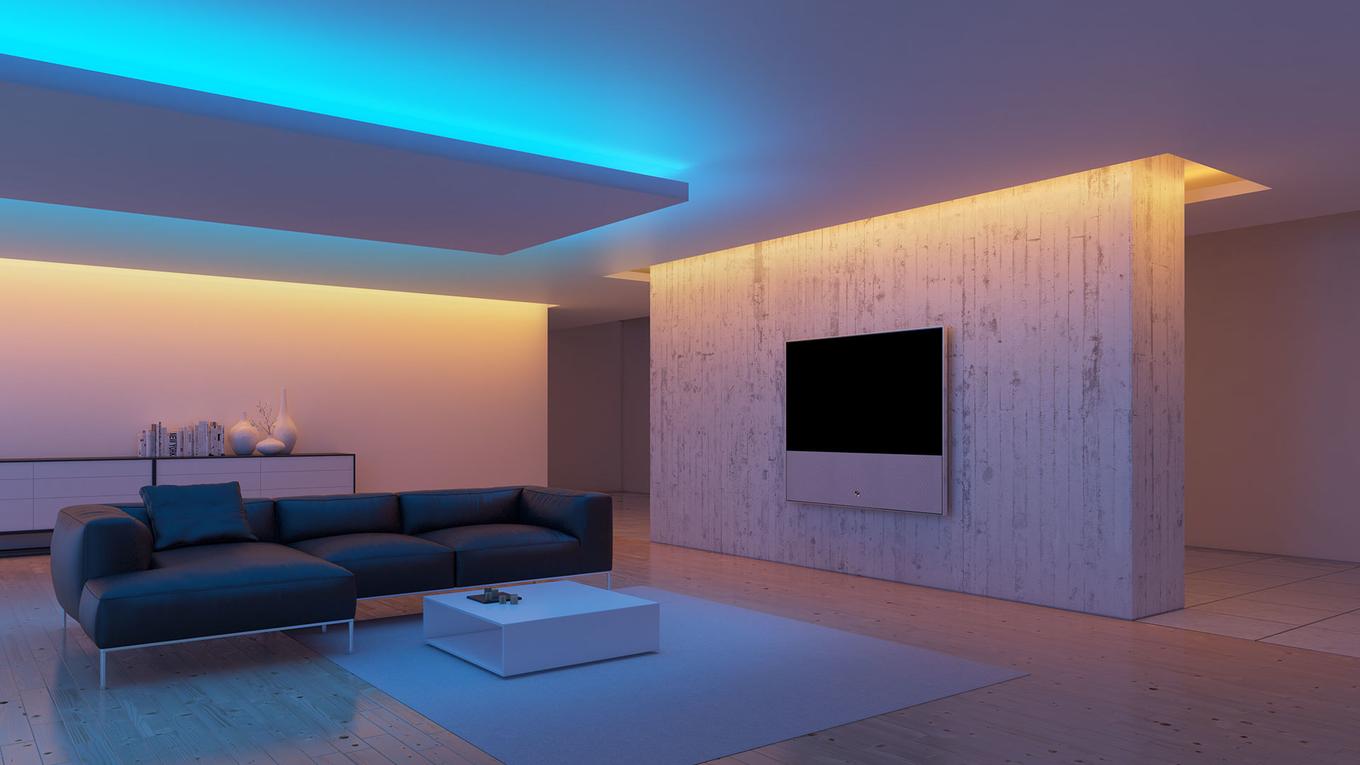 Освещение LED-лентами для квартиры