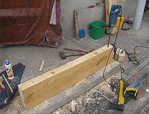 Как склеить деревянные брусья чтобы они не разошлись