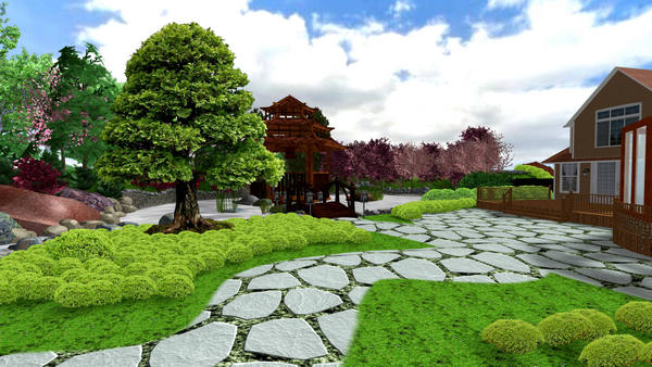 Планируем сад японском стиле