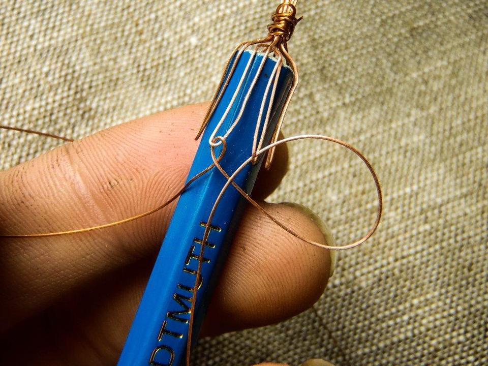 Украшения из проволоки в технике Викинг Книт - Viking Knit