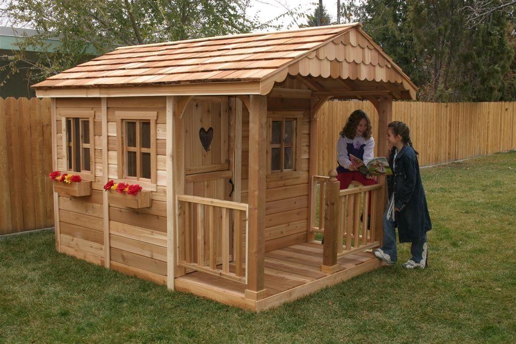 Как построить детский домик для дачи своими руками