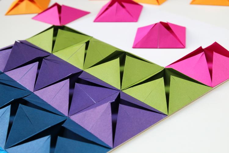 Уроки оригами Подставка для канцелярии